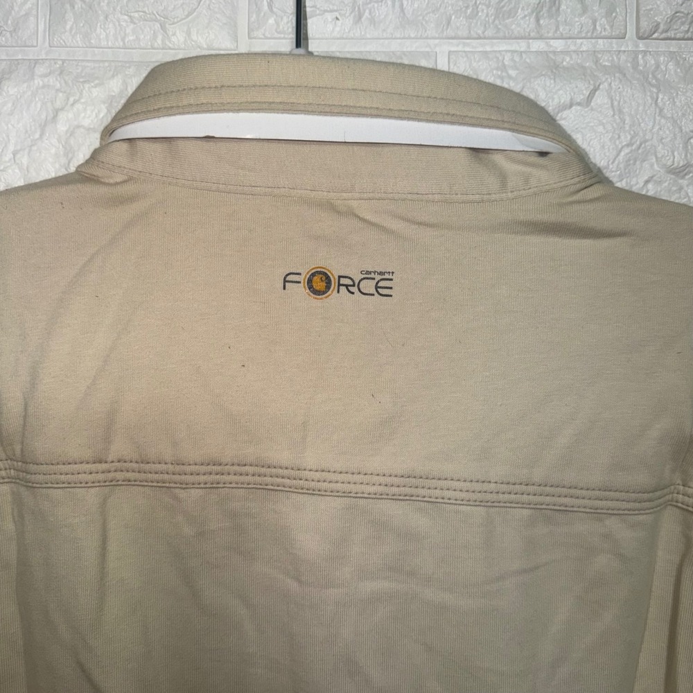 Carhartt Force FR Flame Resistant Khaki Shirt XL 101698 261 NFPA 2112 NWT Men's - Picture 4 of 7